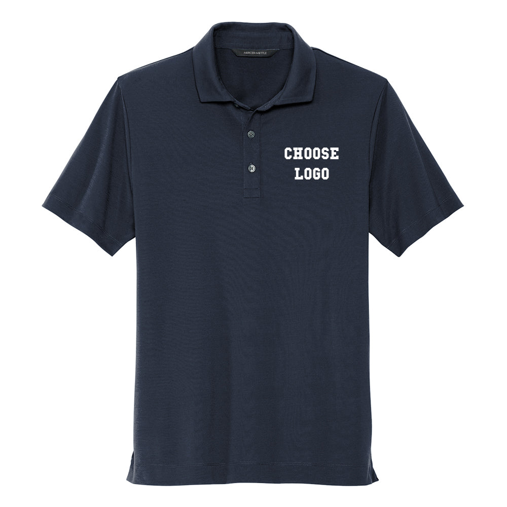Navy Soccer Mercer+Mettle® Stretch Jersey Polo