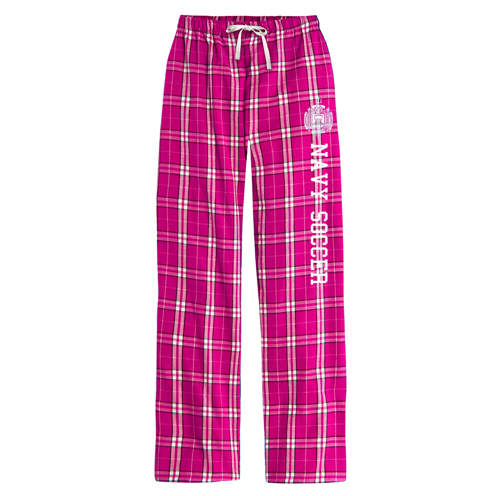 Navy Soccer District ® Women’s Flannel Plaid Pant