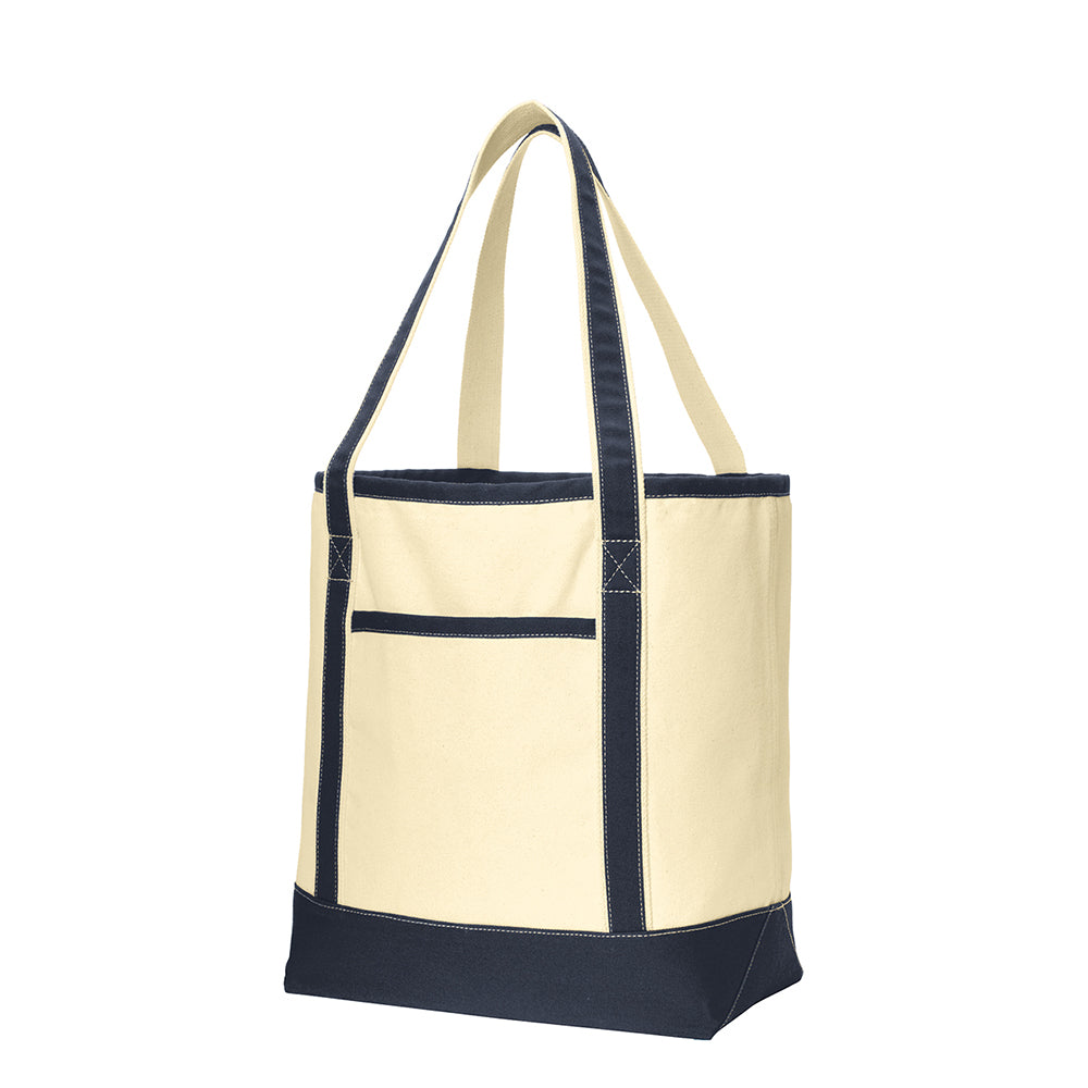 Navy Lacrosse Tote Bag