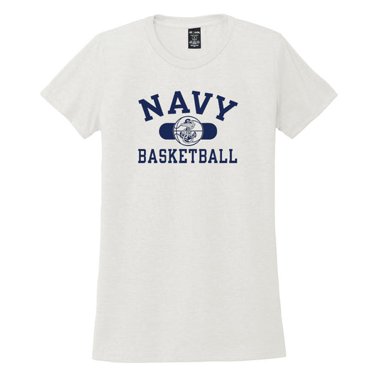 Navy Basketball Allmade® Women’s Tri-Blend Tee