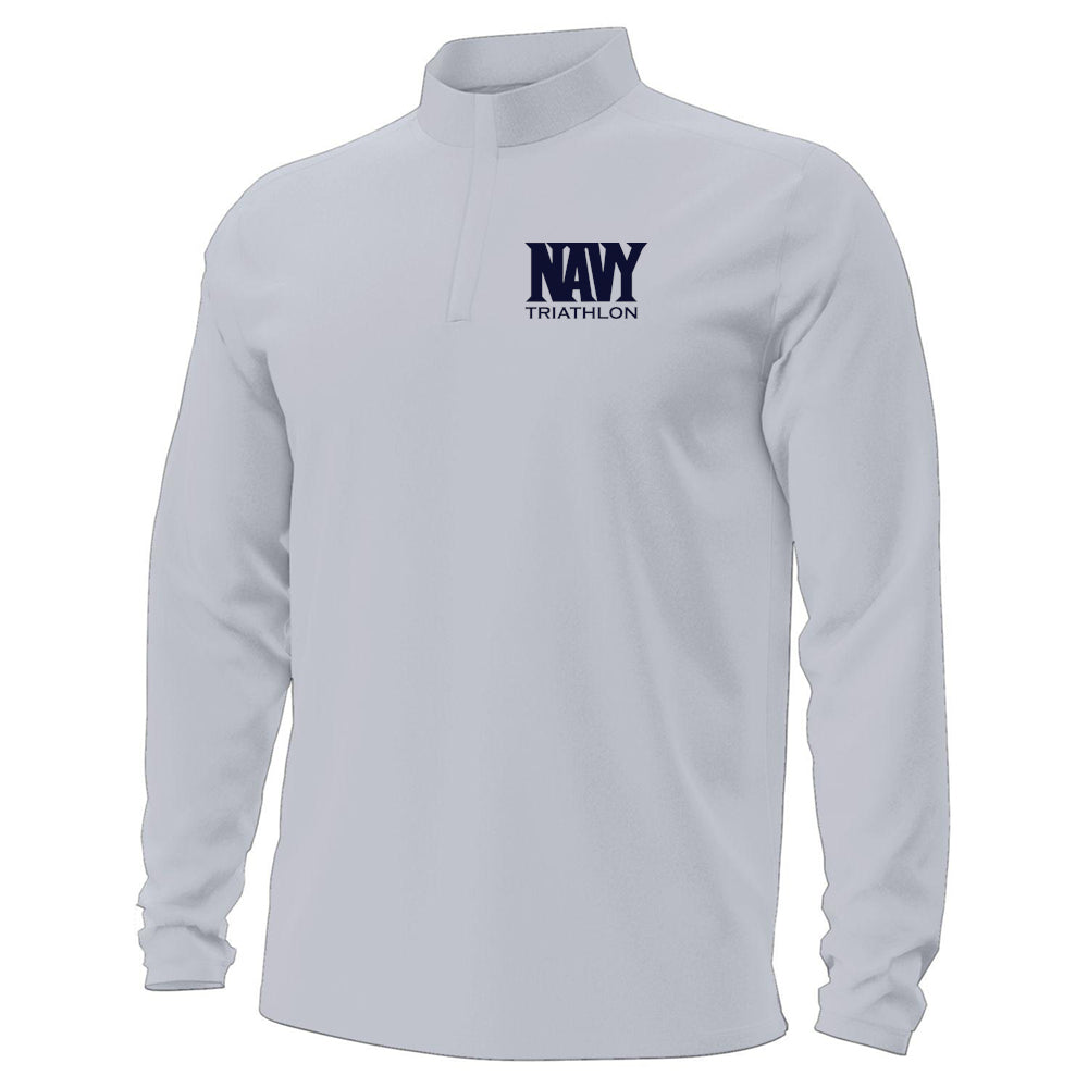 Navy Triathlon Under Armour Motion 1/4 Zip (Grey)