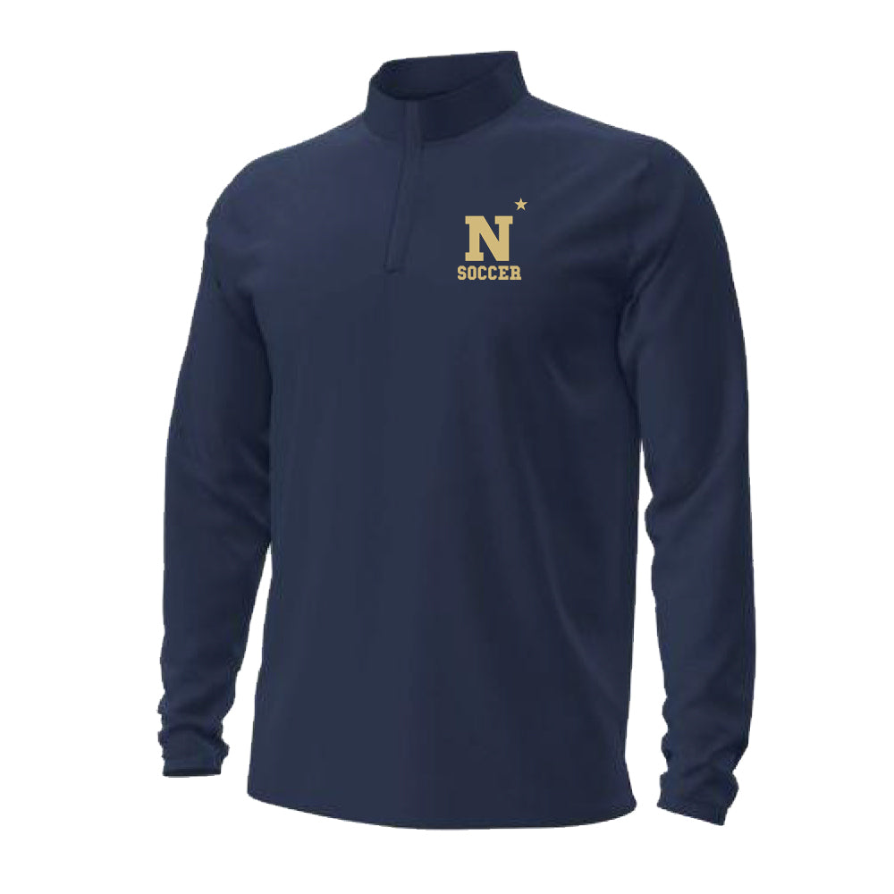 Navy Women's Soccer Under Armour Motion 1/4 Zip (Navy)