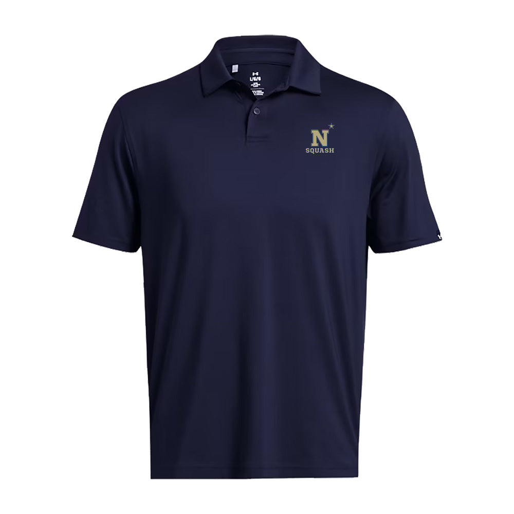 Navy Squash Under Armour Performance Polo (Navy)