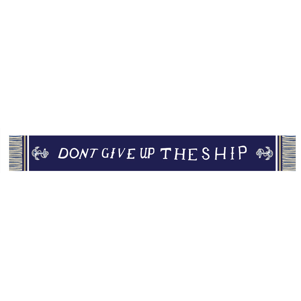 Navy Women's Soccer 2 Sided Fan Scarf