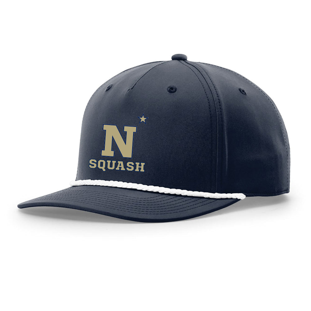 Navy Squash Richardson 5-Panel Classic Rope Cap (N-Star)