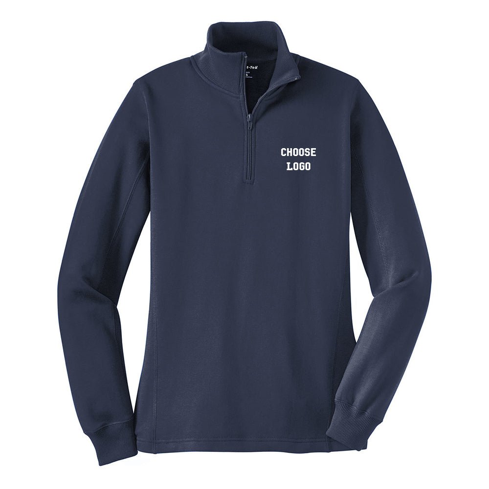 Navy Squash Sport-Tek® Women's 1/4-Zip Sweatshirt (Navy)