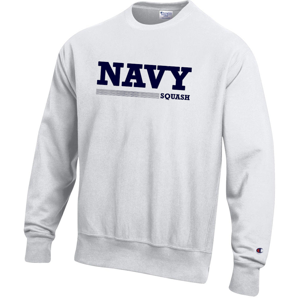 Navy Squash Champion Reverse Weave Crewneck (Unisex)