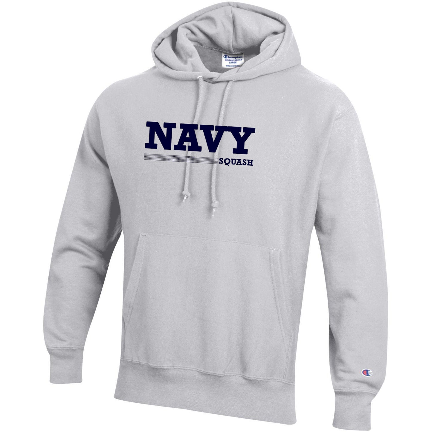 Navy Squash Champion Reverse Weave Hooded Sweatshirt (Unisex)