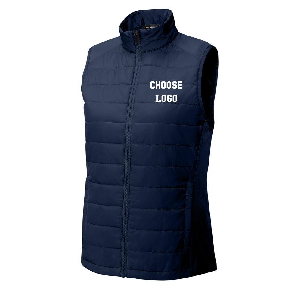 Navy Squash Womens Sport-Tek® Teknical Hybrid Vest