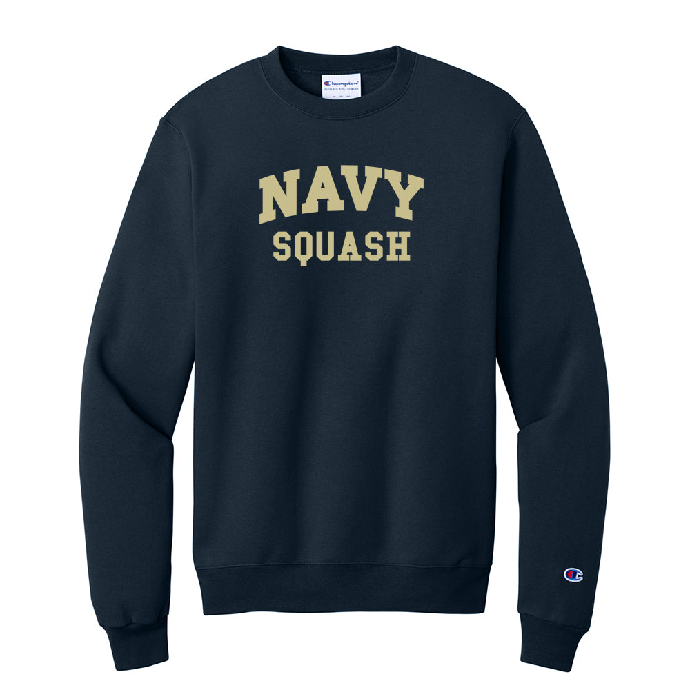 Navy Squash Champion® Powerblend® Crewneck Sweatshirt