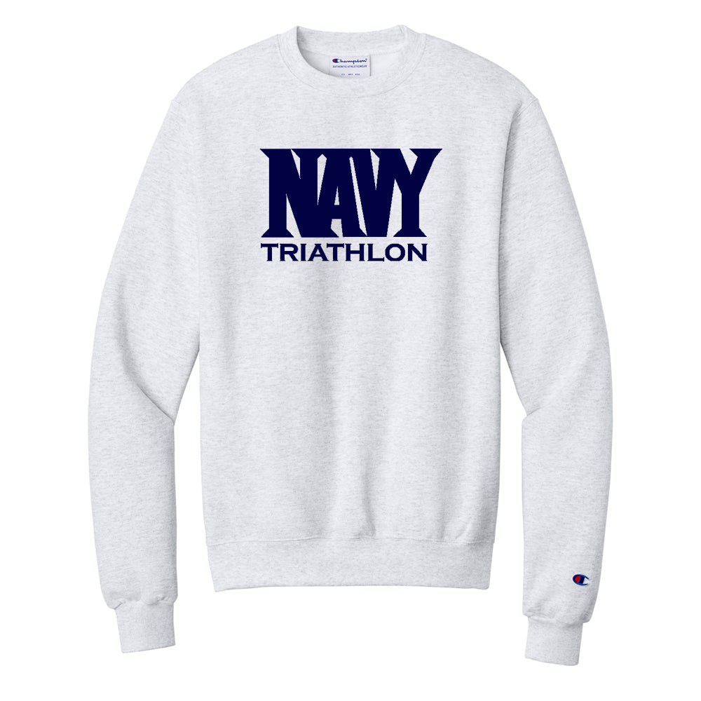 Navy Triathlon Champion® Powerblend® Crewneck Sweatshirt