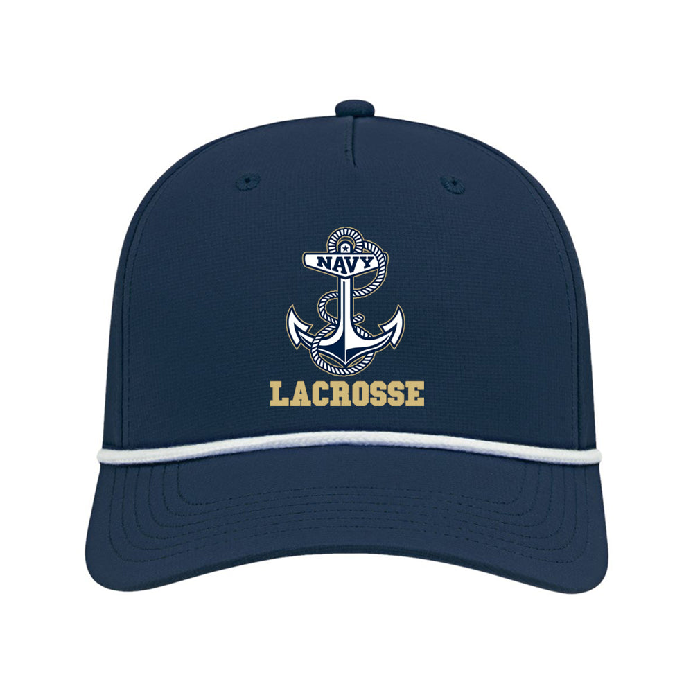 Navy Lacrosse Weekender Perforated Snapback Cap