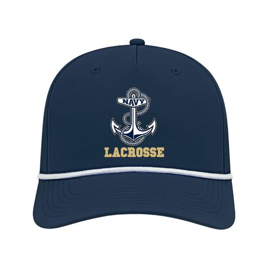 Navy Lacrosse Weekender Perforated Snapback Cap