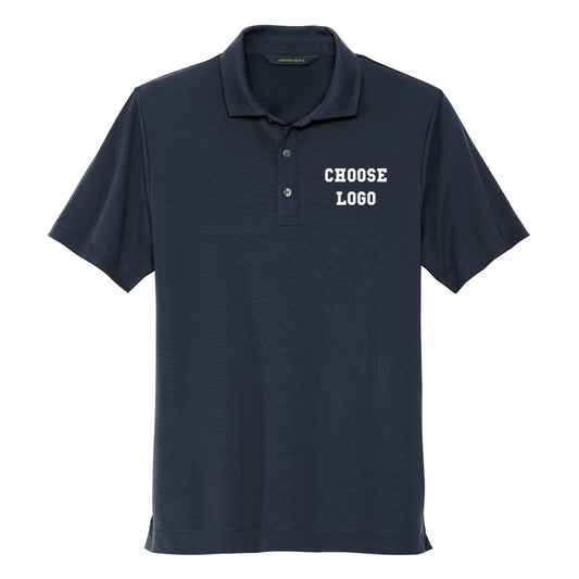 Navy Soccer Mercer+Mettle® Stretch Jersey Polo