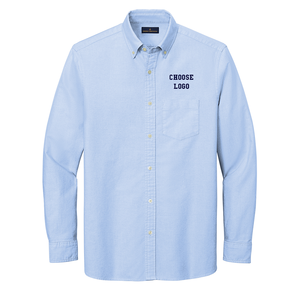 Navy Lacrosse Brooks Brothers® Casual Oxford Cloth Shirt