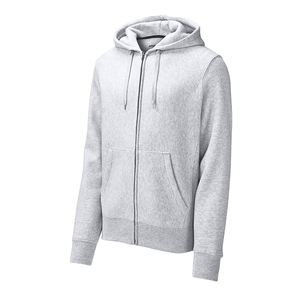 Navy Soccer Sport-Tek® Super Heavyweight Full-Zip Hooded Sweatshirt