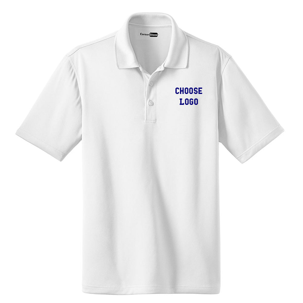 Navy Squash CornerStone® Select Snag-Proof Polo (White)