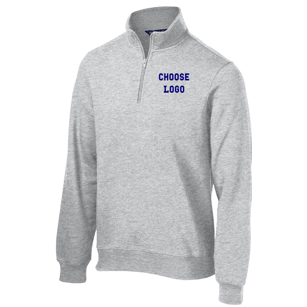 Navy Squash Sport-Tek® 1/4-Zip Sweatshirt (Grey)