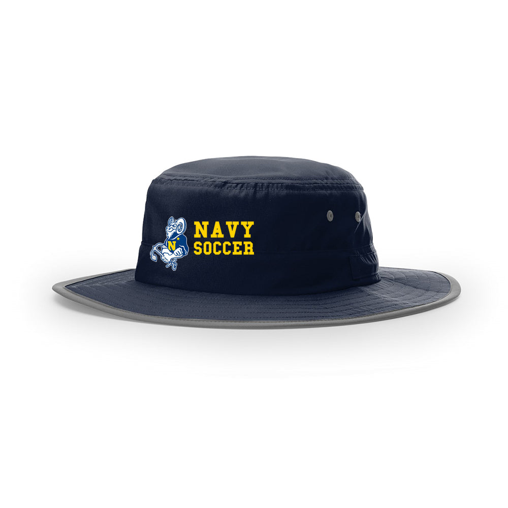 Navy Soccer Richardson Lite Wide Brim Hat