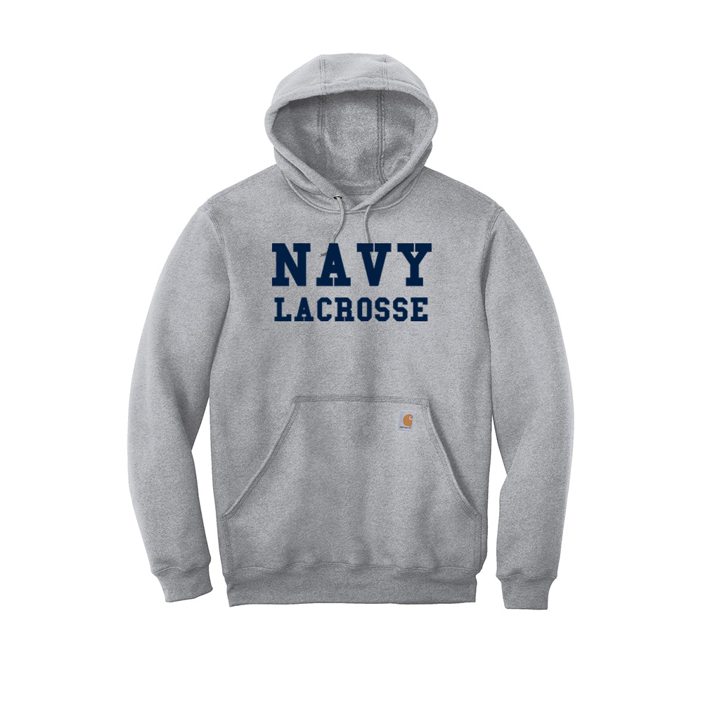 Navy Lacrosse Carhartt® Midweight Hooded Sweatshirt