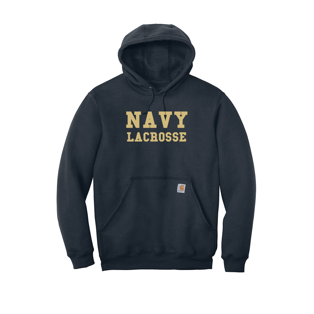Navy Lacrosse Carhartt® Midweight Hooded Sweatshirt