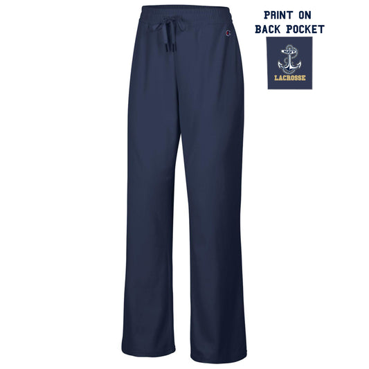 Navy Lacrosse Champion Ladies Soft Sueded Pant