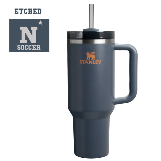 Navy Mens Soccer Stanley The Quencher H2.0 Flowstate™ Tumbler | 30 OZ