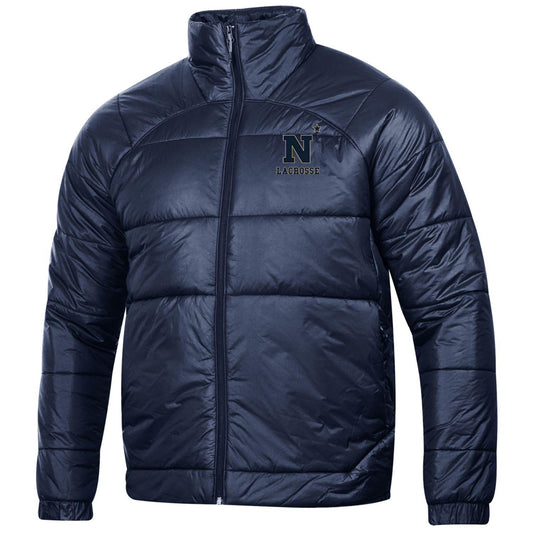 Navy Women's Lacrosse Under Armour Puffer Jacket (Unisex)