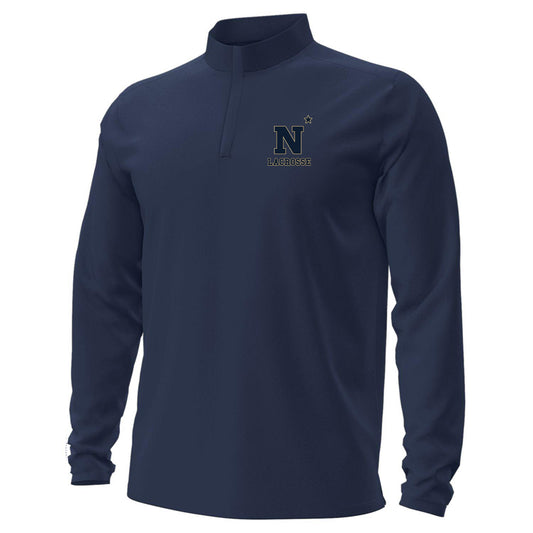 Navy Women's Lacrosse Under Armour Motion Quarter-Zip (Unisex)