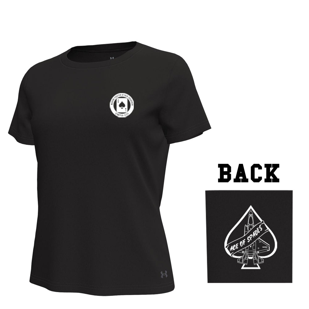 VMFA-231 2 Sided Under Armour Women's Short Sleeve T-Shirt