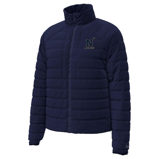 Navy Women's Lacrosse Under Armour Puffer Jacket (Ladies)
