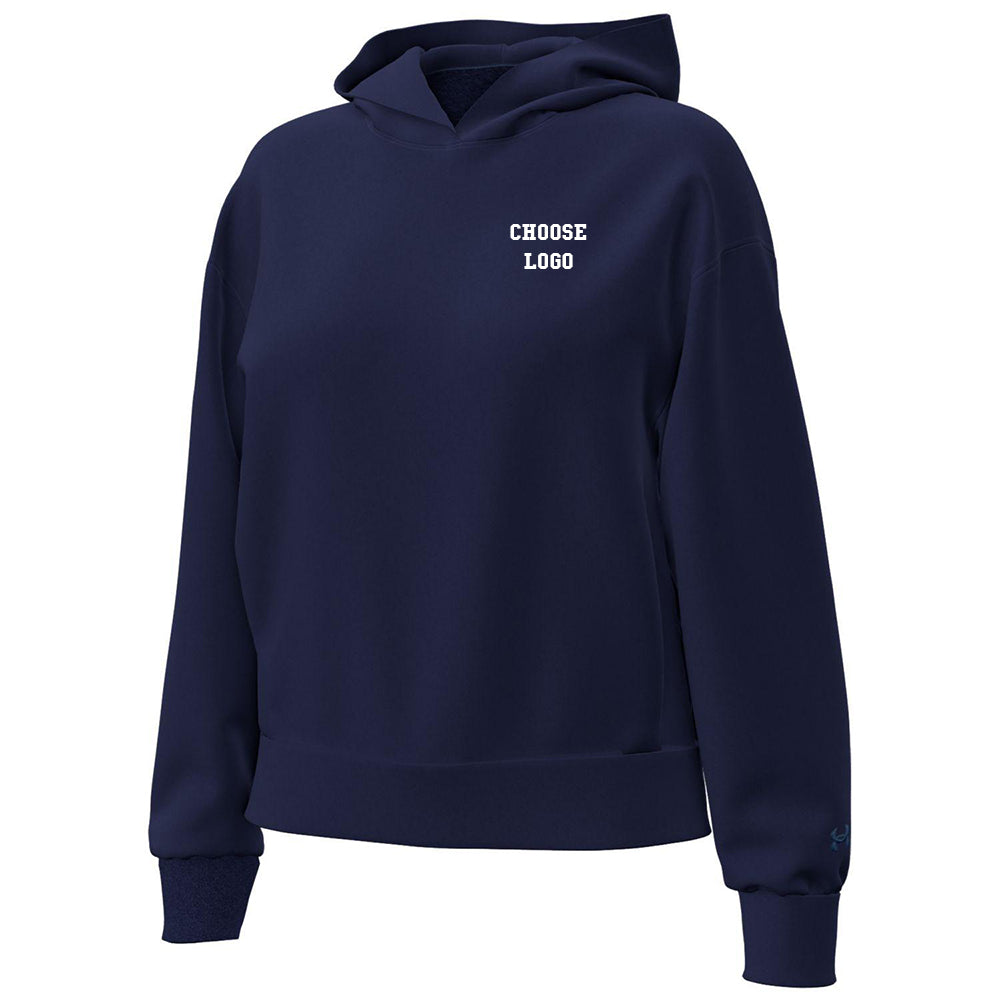 Navy Lacrosse Under Armour Women's Flawless Icon Fleece Hoodie