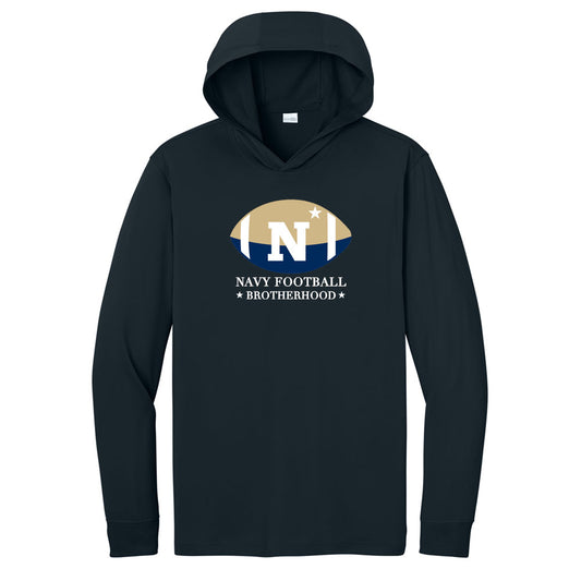 Navy Football Brotherhood CornerStone® Workwear Pro Long Sleeve Hooded Tee