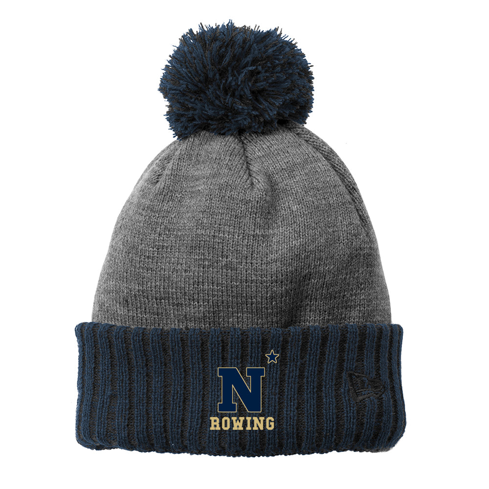 Navy Rowing New Era® Colorblock Cuffed Beanie