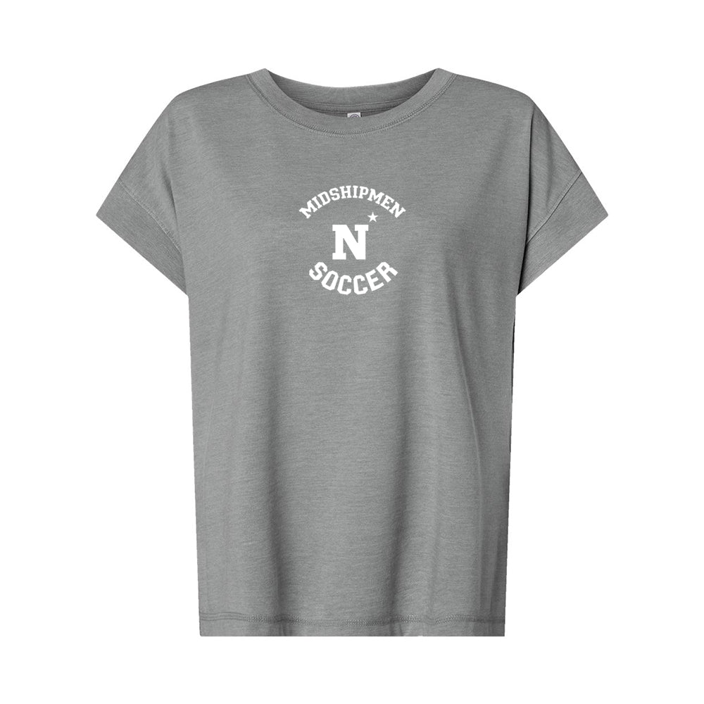 Navy Soccer Women's Vintage Wash Tee