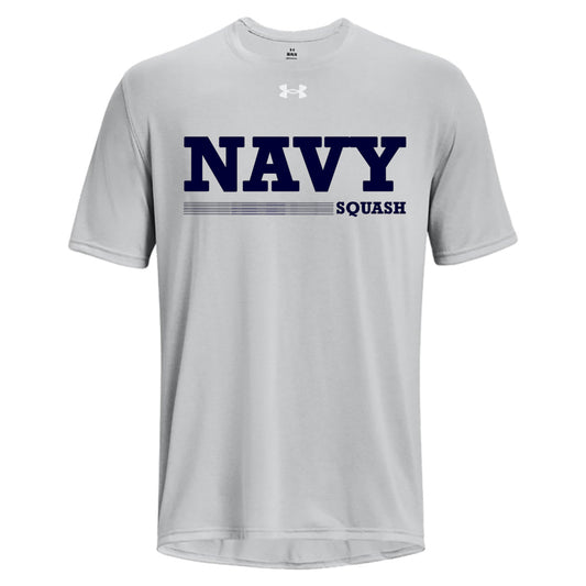 Navy Squash Under Armour Short Sleeve Performance Short Sleeve T-Shirt (Mod Grey)