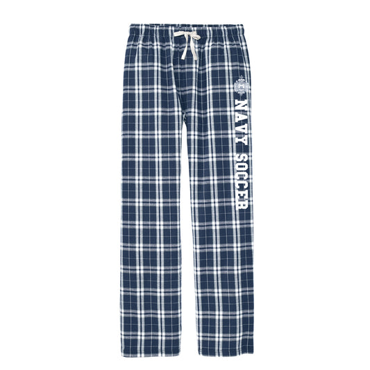 Navy Mens Soccer District® Flannel Plaid Pant