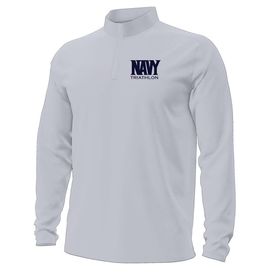 Navy Triathlon Under Armour Motion 1/4 Zip (Grey)