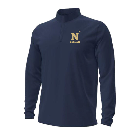 Navy Women's Soccer Under Armour Motion 1/4 Zip (Navy)