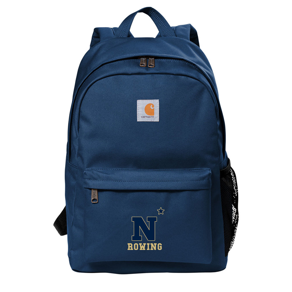 Navy Rowing Carhartt® Canvas Backpack