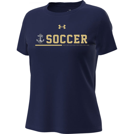 Navy Women's Soccer Tech™ Stretch Short Sleeve Tee (Navy) (Women's)
