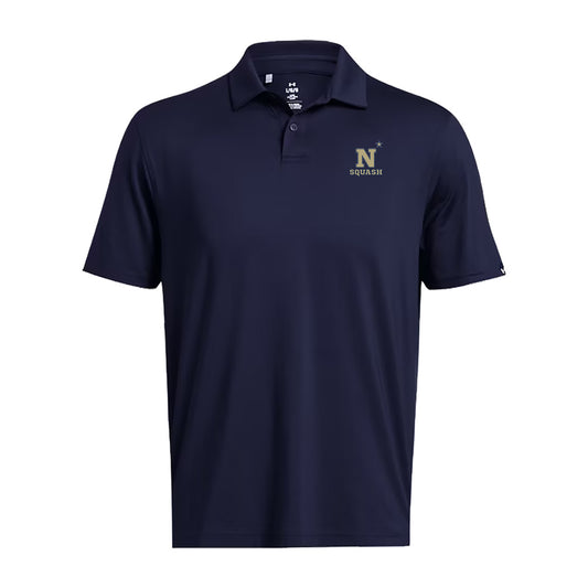 Navy Squash Under Armour Performance Polo (Navy)
