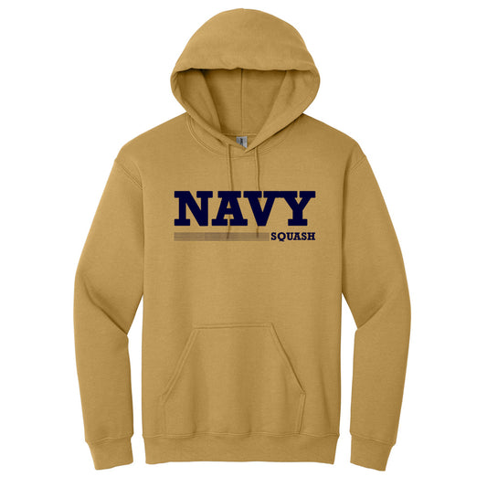 Navy Squash Gildan® Heavy Blend™ Hooded Sweatshirt (Vegas Gold)