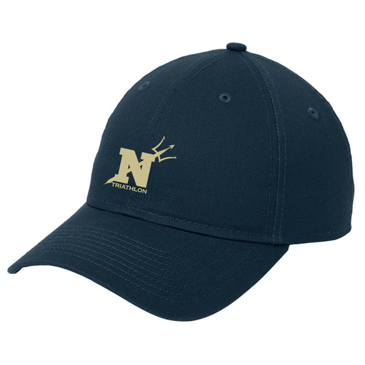 Navy Triathlon Club New Era® Adjustable Unstructured Cap (Customize with WOHO)