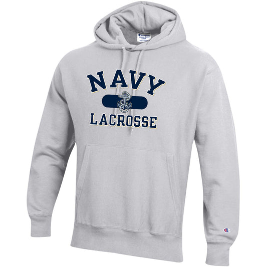 Navy Women's Lacrosse Champion Reverse Weave Hoodie