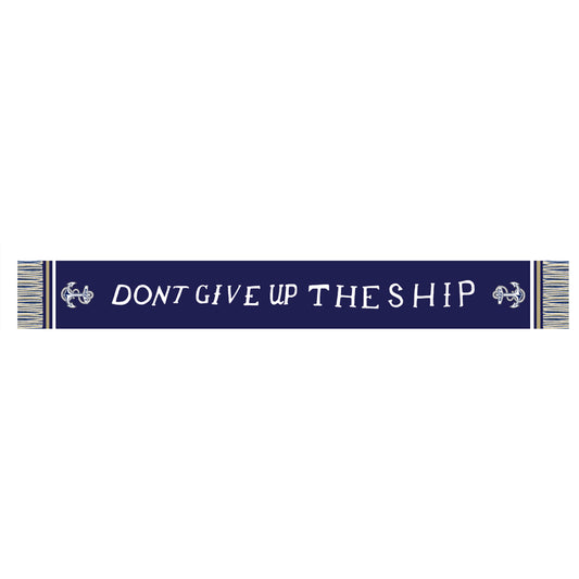Navy Mens Soccer 2 Sided Fan Scarf