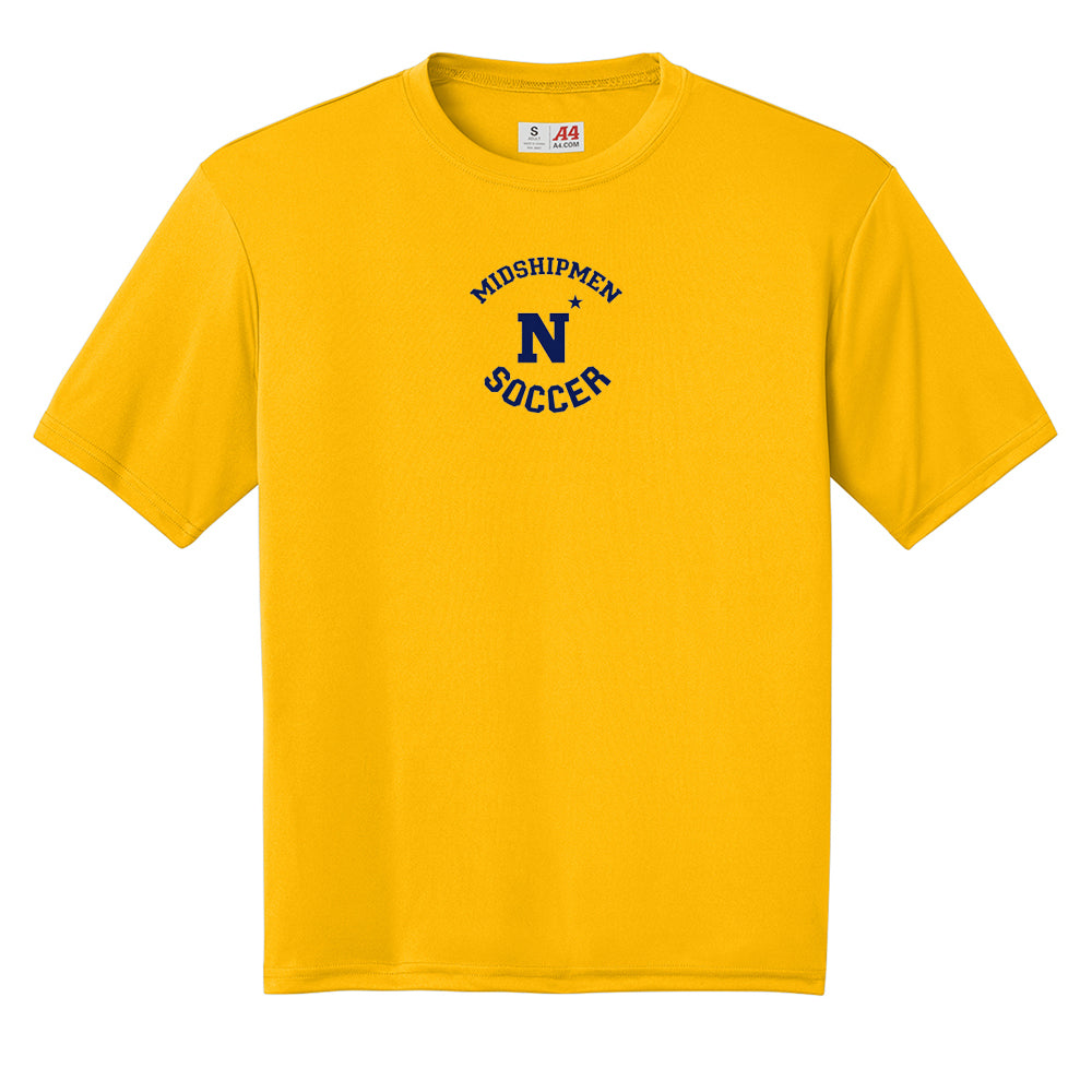 Navy Soccer N Star Cooling Performance Short Sleeve Tee