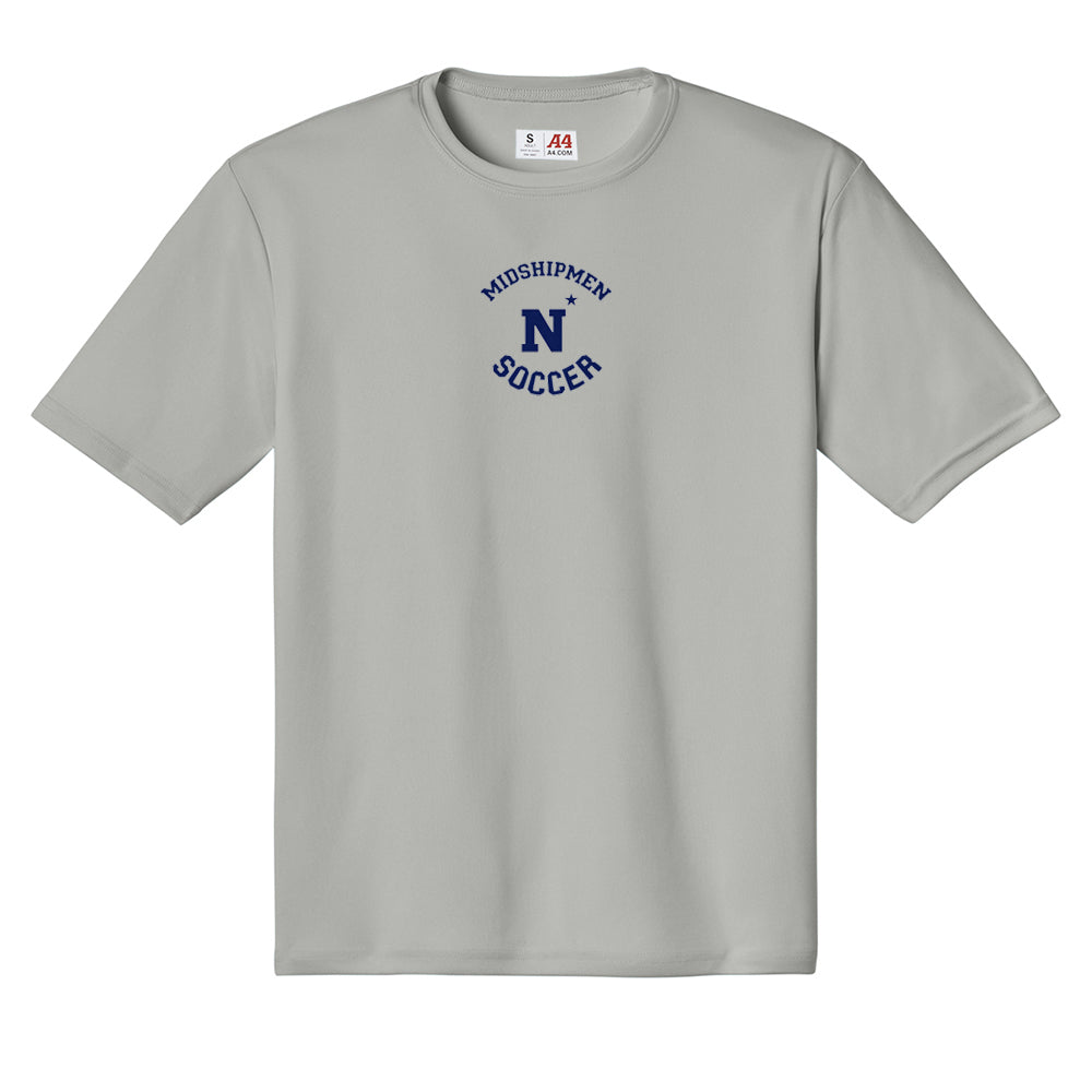 Navy Soccer N Star Cooling Performance Short Sleeve Tee