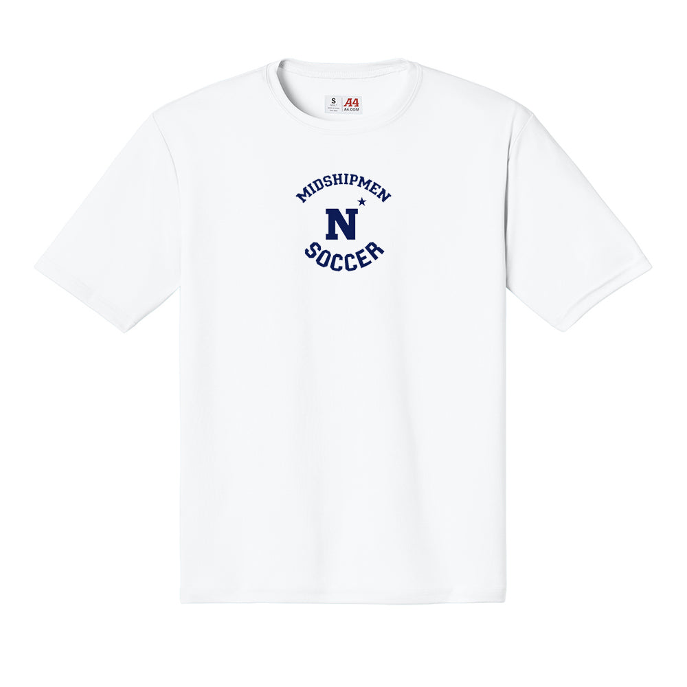 Navy Soccer N Star Cooling Performance Short Sleeve Tee