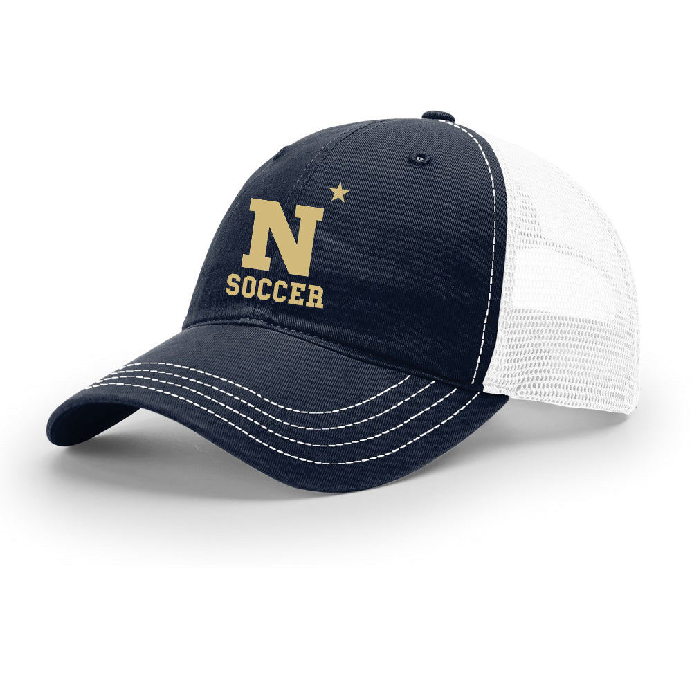 Navy Soccer Richardson Garment Washed Trucker (N-Star)